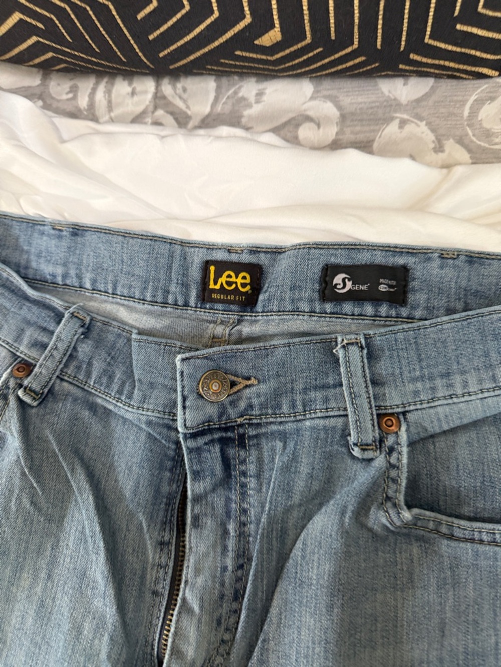 Lee Regular Fit Jeans - Light Blue Denim